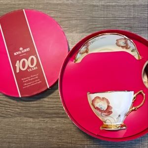 Royal Doulton Royal Albert England 100 Years 3 pc Bone China Set  "1970's Poppy"